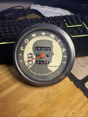 1994 Harley-Davidson Heritage Softail Classic POW★MIA-themed Harley speedometer - Image 1 of 2