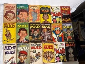 Mad Magazine Paperback Vtg Lot Of 34 BOOKS Softcover PB Signet. Alfred E Neuman - Picture 1 of 6