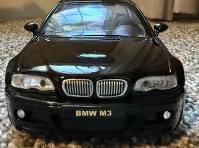 2000 BMW M3 Coupe Black Diecast Toy Car 1/24 Model SS7729 - Image 1 of 4