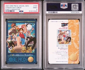 One Piece Carddas PSA 9 Straw Hat Crew No.137 2001 Visual Adventure Part4 Bandai - Bild 1 von 3
