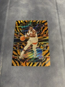 2023-24 Panini Select - Concourse RJ Barrett #1 Tiger Stripes Prizm Raptors - Picture 1 of 2