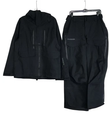 DAKINE Chaqueta de Esquí Pantalones Mujer Talla Pequeña Negro Snowboard RECCO Conjunto de Remitente Foto 1 de 4