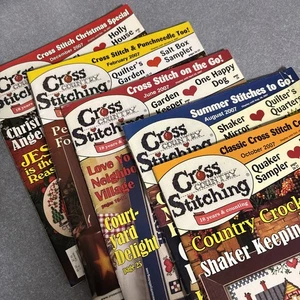 Lote 5 Revistas de Costura Cross Country Año 2007 Feb, Jun, Agosto, Octubre y Dic - Imagen 1 de 12