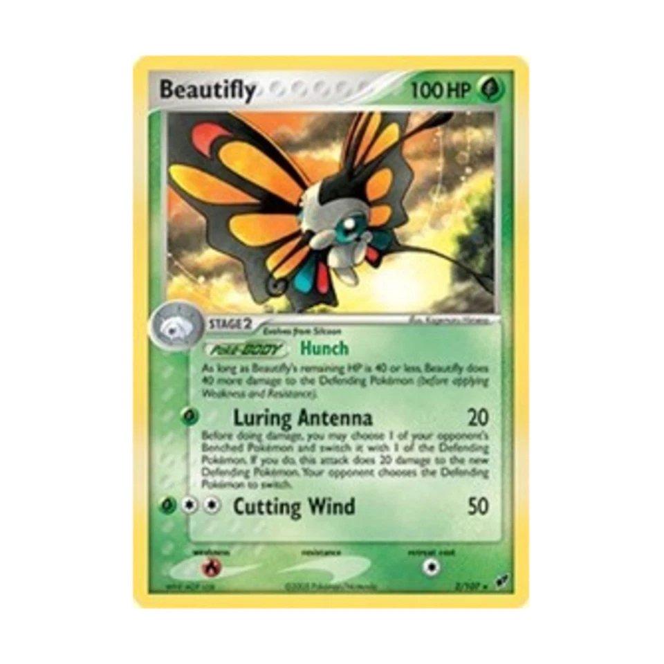 Pokemon Deoxys Beautifly (HR) #2 (Holo) VG - Image 1 of 1