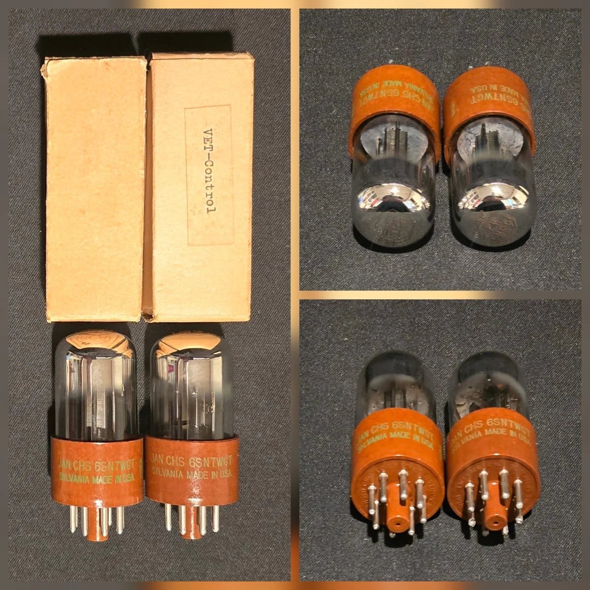 6SN7-WGT SYLVANIA ワンペアセット 真空管 (99) 6SN7-WGT SYLVANIA ワンペアセット 真空管 (99) カメラのいわもと