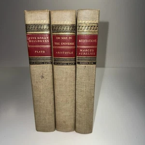 Klassiker Vereinsbuch Lot Marcus Aurelius Platon Aristoteles Hardcover 1942 1943 1945 - Bild 1 von 19
