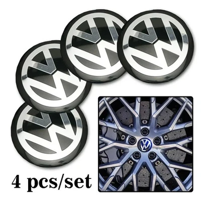 Autocollants de Moyeu Central 56mm pour Volkswagen GT,I R, 4 Pièces Insigne - Image 1 of 4