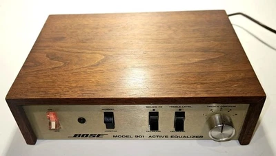 Ecualizador activo vintage Bose modelo 901 = funciona muy bien con excelente estuche de madera Foto 1 de 4