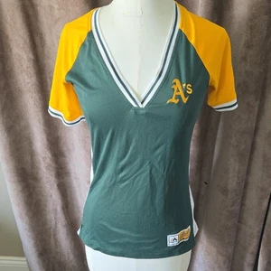 Oakland A's by Majestic Fitted Short Sleeve Jersey-Small - Picture 1 of 9