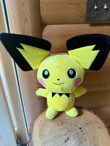 Pokemon Pichu Build A Bear Plush Stuffed Limited Release B.A.B. Workshop NEW - Picture 1 of 8