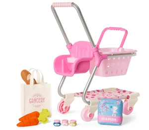 Carrello della spesa e generi alimentari American Girl Bitty Baby nuovo con scatola - Foto 1 di 4