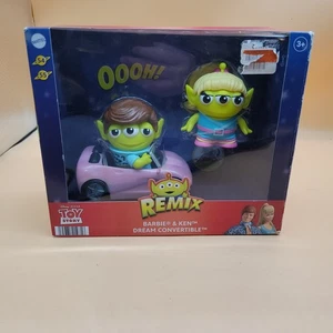 Disney Pixar Toy Story Barbie & Ken as Aliens Dream Convertible Car Vinyl Charac - Picture 1 of 7