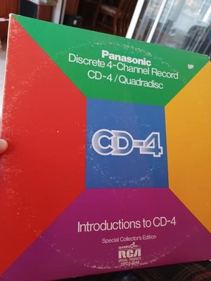 INTRODUCTIONS TO CD-4 BY PANASONIC  QUADRADISC 2LP records vg+ assorted artists - Image 1 of 4