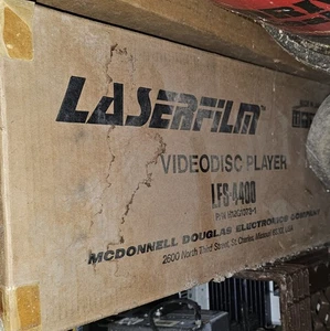 McDonnell-Douglas Laserfilm Videodisc Player LFS-4400New  Old Stock In open Box - Picture 1 of 1