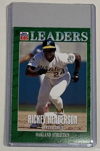Rickey Henderson 1997 Sports Illustrated For Kids LEADERS OAKLAND ATHLETICS - Bild 1 von 2