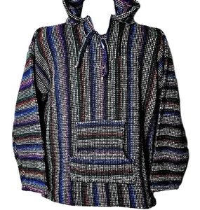 DE COLECCIÓN BAJA SUDADERA CON CAPUCHA JERSEY TEXTIL Earth Ragz Para Hombres M/L DrugRug Hippie Bojo ¡En muy buena condición! - Imagen 1 de 10