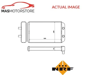 INTERCAMBIADOR RADIADOR CALENTADOR LHD SOLO DELANTERO NRF 53562 A PARA CITROËN JUMPER - Imagen 1 de 7