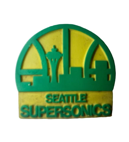 Seattle SuperSonics Vintage 70’s NBA Rubber Fridge Magnet Standings Board Sonics Cover