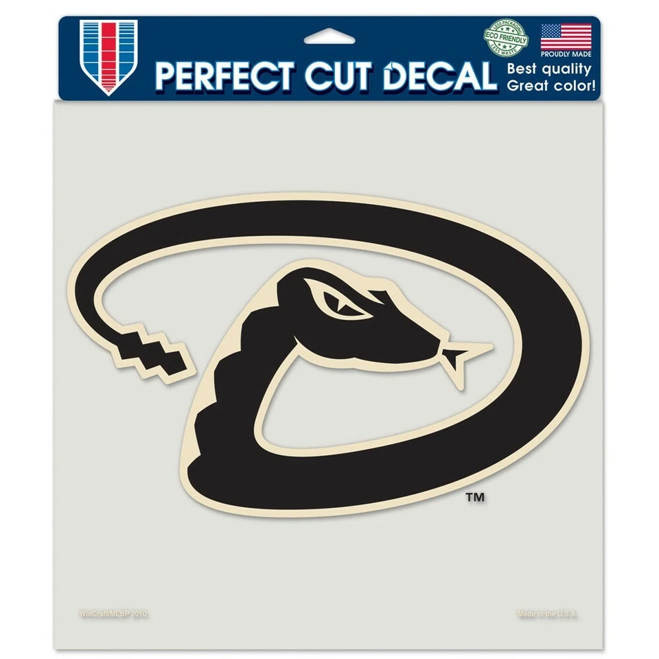 ARIZONA DIAMONDBACKS  8"X8" COLOR DIE CUT DECAL NEW WINCRAFT 🐍 - Image 1 of 1