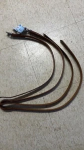 Adult STIRRUP LEATHERS for ENGLISH Saddle Chestnut 1" X 56" Silver Fox NEW - Picture 1 of 3