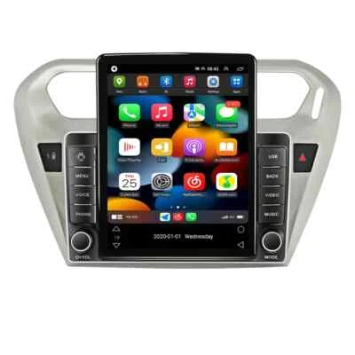 Unidad principal GPS Carplay 9.7" Android 13 para Peugeot 301 Citroen Elysee 2014-2018 Foto 1 de 4
