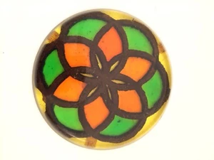 Vintage Mid Century Modern 7” Gamut Designs Lucite Colorful Clear Retro Design - Picture 1 of 5