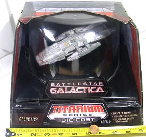 Battlestar Galactica Titanium Series Die Cast Galactica Hasbro 2006 Rough Box - Picture 1 of 7