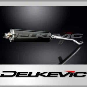 TRIUMPH TROPHY 1200 2012-2017 450mm OVAL CARBON BSAU SILENCER EXHAUST KIT - Picture 1 of 4