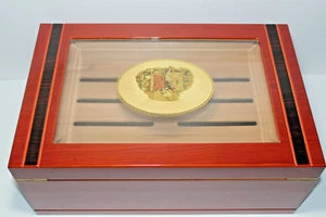 Cigar Humidor Showroom Model Measures 16.25" L x 10.5" W x 6.5" - Picture 1 of 12