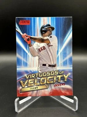 Rafael Devers 2023 Topps Stadium Club Red Foil Virtuosos Velocity [1 per Case] - Image 1 of 2