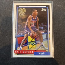 2005-06 Topps 1952 Style Fan Favorites Auto Auto Tate George #FFA-TGE Auto