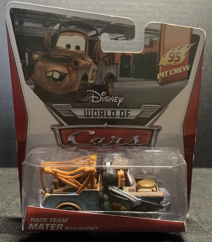 Disney World of Cars MATER WITH HEADSET 2014 95 PIT CREW Cover