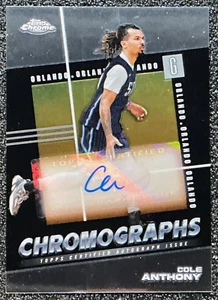 Cole Anthony 2024-25 Topps Chrome #C-CA Chromographs (AU) Magic - Picture 1 of 2