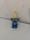 McDonald’s 2000 Grey/Blue Squeezable Furby Keychain! Happy Meals Toy