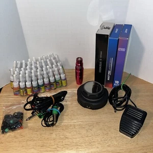 Mast Super Rotary Machine Tattoo Pen Machine Power Supply Needles, & Ink. - Picture 1 of 10