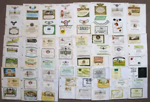 GERMANY, MOSELLE, Vintage German Wine Labels 1950s-1990s? Large Lot - Picture 1 of 5