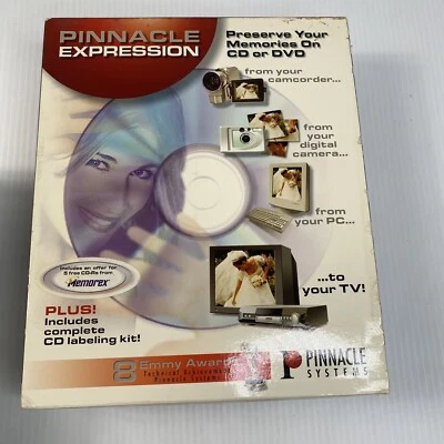 Pinnacle Expression Home Movies & Photos to CD/DVD preserve Windows 2000/XP 2002 - Image 1 of 4