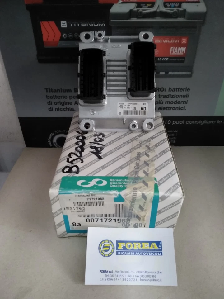 CENTRALINA MOTORE FIAT PUNTO 188 1200 16V 0261206339 71721962 - Immagine 1 di 1