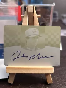 2009 Press Pass Rick Mears autograph card (Yellow ) press plate Rare 1 of 1 - Picture 1 of 2