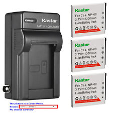 Kastar Battery Wall Charger for Casio NP-60 BC-60 & Casio Exilim Zoom EX-Z80