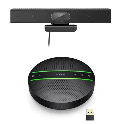 Pacchetto altoparlante professionale HD 1080p webcam e PT-EB USB/Bluetooth - Immagine 1 di 4