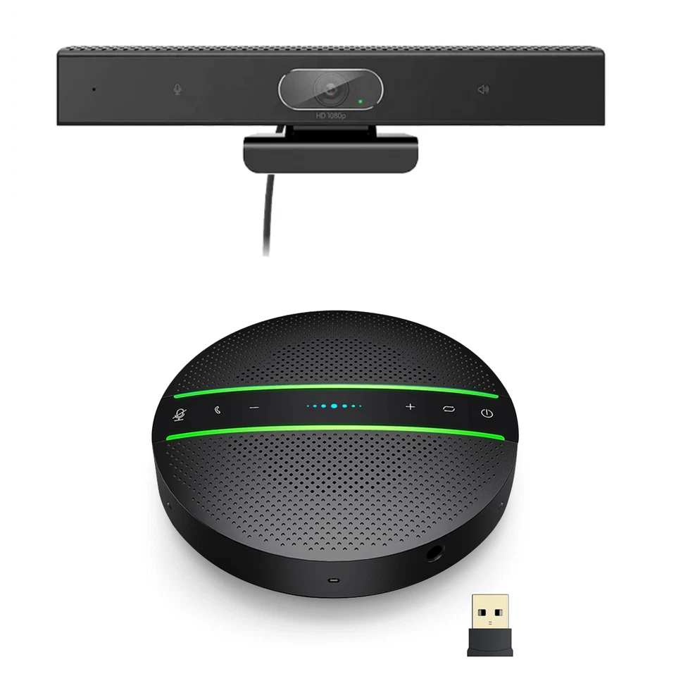 Pacchetto professionale HD 1080p webcam e vivavoce USB/Bluetooth PT-EB - Immagine 1 di 4