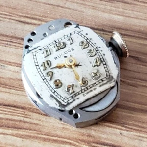 Reloj suizo Bulova 5BK J9 1949 BXW 7 joyas movimiento mecánico vintage WP1 - Imagen 1 de 11