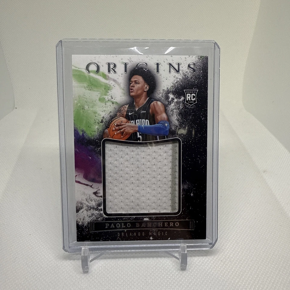 2022-23 Panini Origins Paolo Banchero RC Rookie Jumbo Jersey Patch Magic - Image 1 of 2