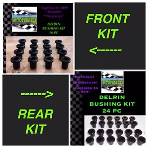 2014 Ranger 800 COMPLETE FRONT & REAR A-Arm Suspension DELRIN Bushings Set - Imagen 1 de 5