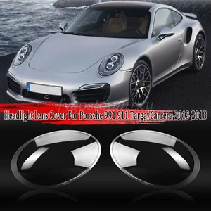 Per Porsche 911 991 Targa Carrera Coppia Copri Lenti Faro Ricambio 2013-18 - Foto 1 di 12