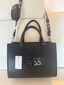 NUEVO CON ETIQUETAS BOLSO BANDOLERA BOLSO NEGRO ADIVINA CHANNING TOTE - Imagen 1 de 5
