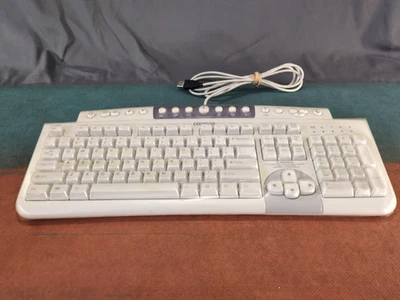 Vintage Compaq Wired USB Keyboard Model SDM4540UL w/ Protective Cover Excellent - Image 1 of 4