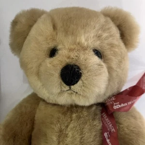 Teddy Bear - Traditional Plush Jointed 12” Made In UK For ICI Dulux Heritage - Picture 1 of 9