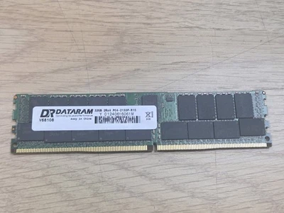 DATARAM 32GB 2Rx4 PC4-2133P Registered ECC Server DIMM - Image 1 of 2